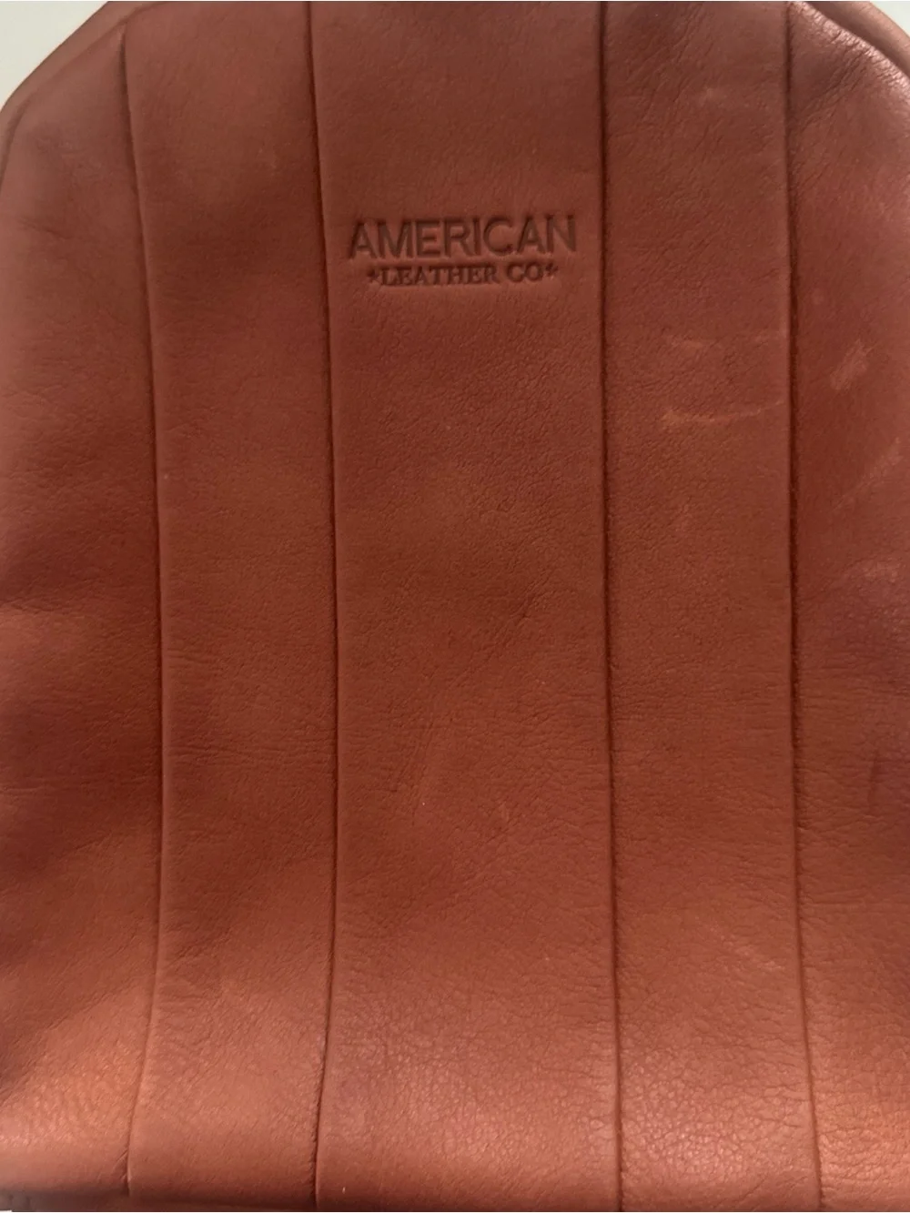 American Leather Co. Denise Mini Backpack Brown Genuine Leather Adjustable Strap